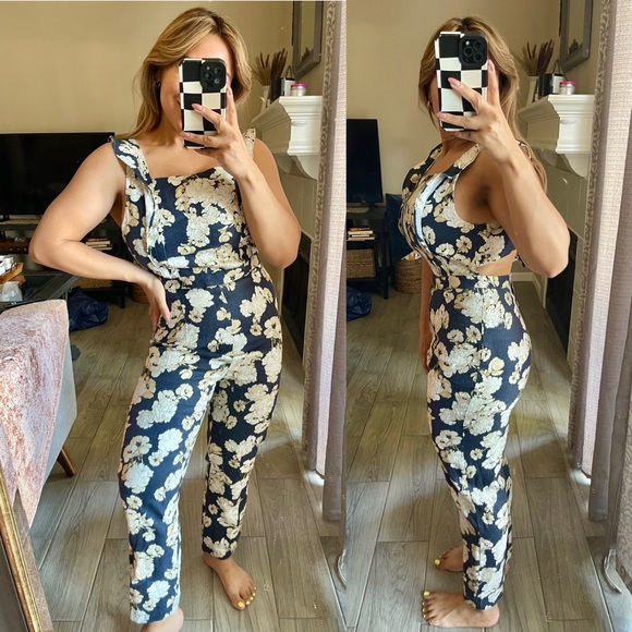 SIR the label Pants - SIR. The Label | Floral Bellagio Linen Jumpsuit Size: US 4